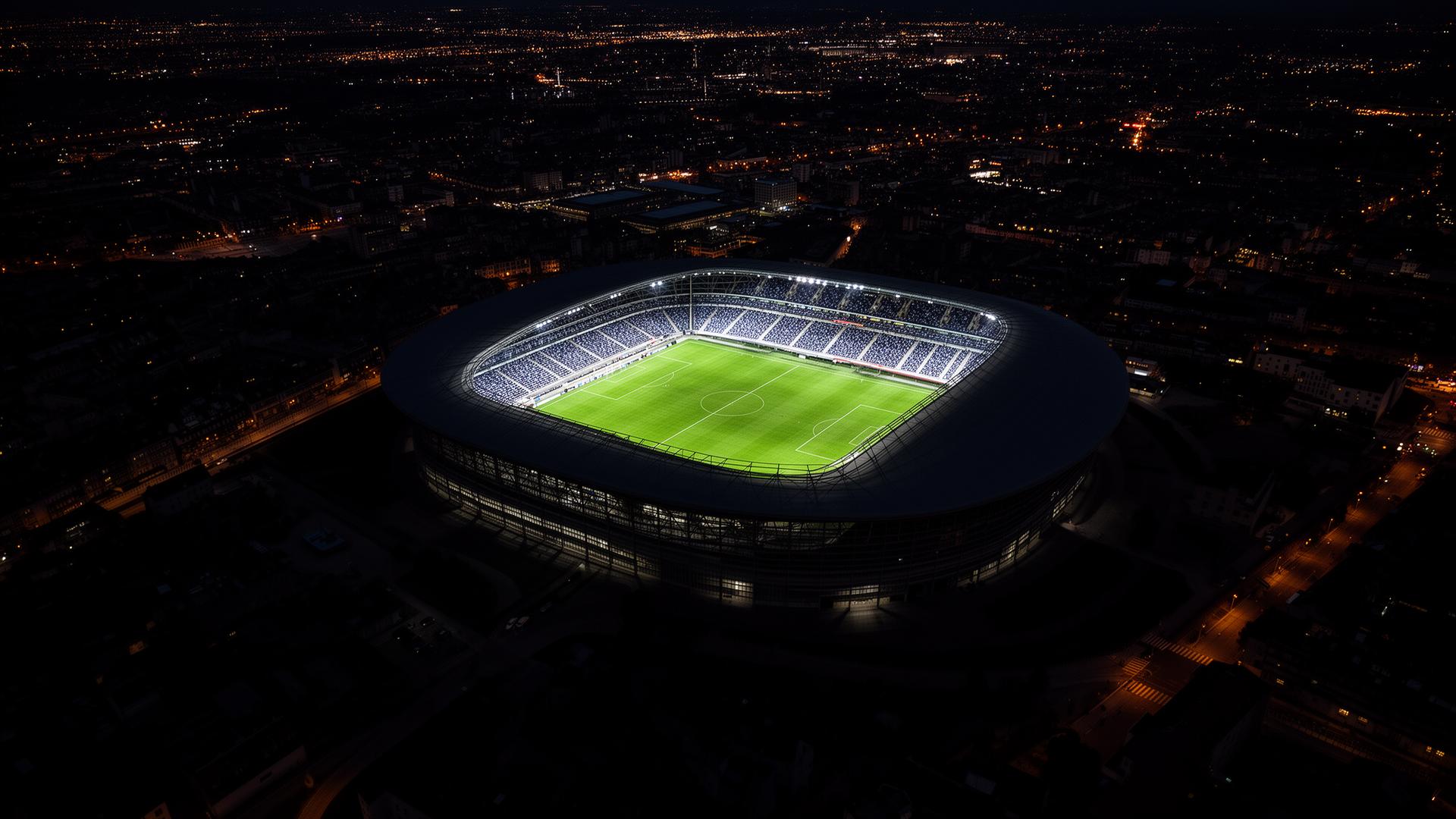 Estadio europeo aéreo